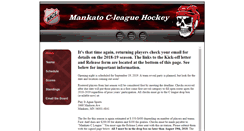 Desktop Screenshot of mankatocleague.com
